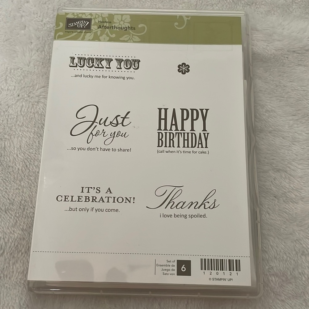Stampin’ Up Rubber Stamp Set